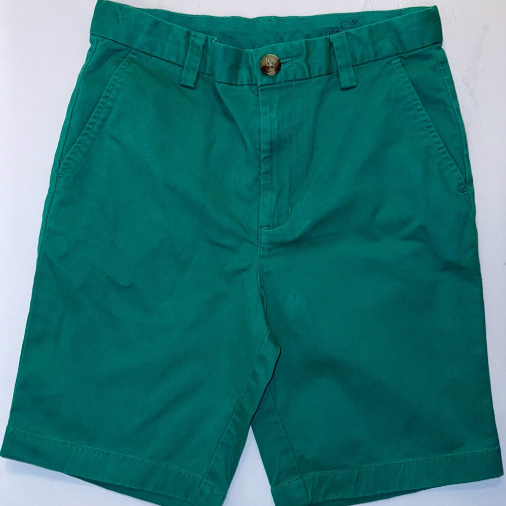 Vneyard vines Boys' Performance Shorts color Green size 10